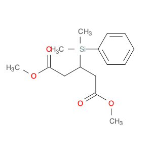 Pentanedioic acid, 3-(dimethylphenylsilyl)-, 1,5-dimethyl ester