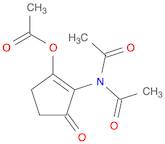 Acetamide, N-acetyl-N-[2-(acetyloxy)-5-oxo-1-cyclopenten-1-yl]-