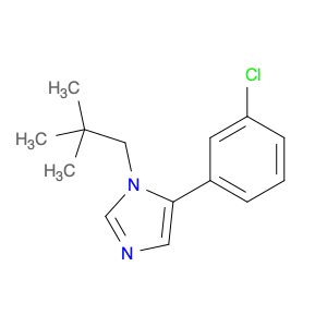 1H-Imidazole, 5-(3-chlorophenyl)-1-(2,2-dimethylpropyl)-