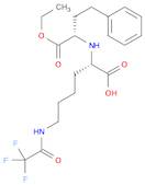 Benzenebutanoic acid, α-[[(1S)-1-carboxy-5-[(2,2,2-trifluoroacetyl)amino]pentyl]amino]-, 1-ethyl...