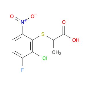 Propanoic acid, 2-[(2-chloro-3-fluoro-6-nitrophenyl)thio]-