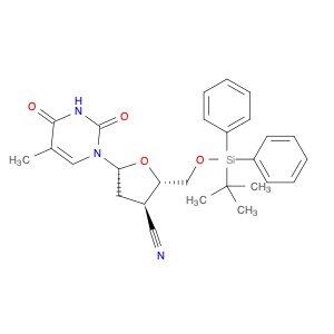 Thymidine, 3'-cyano-3'-deoxy-5'-O-[(1,1-dimethylethyl)diphenylsilyl]- (9CI)