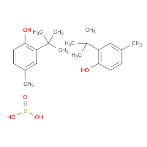 Phenol, 2-(1,1-dimethylethyl)-4-methyl-, sulfite (2:1) (9CI)