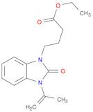 1H-Benzimidazole-1-butanoic acid, 2,3-dihydro-3-(1-methylethenyl)-2-oxo-, ethyl ester