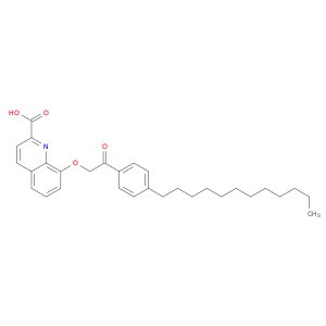 2-Quinolinecarboxylic acid, 8-[2-(4-dodecylphenyl)-2-oxoethoxy]-