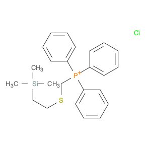 Phosphonium, triphenyl[[[2-(trimethylsilyl)ethyl]thio]methyl]-, chloride (1:1)