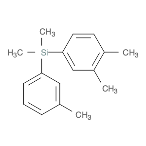 Benzene, 4-[dimethyl(3-methylphenyl)silyl]-1,2-dimethyl-