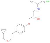 2-Propanol, 1-[4-[2-(cyclopropylmethoxy)ethyl]phenoxy]-3-[(1-methylethyl)amino]-, hydrochloride (1…