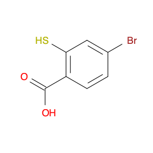 Benzoic acid, 4-bromo-2-mercapto-