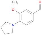 Benzaldehyde, 3-methoxy-4-(1-pyrrolidinyl)-