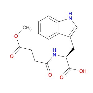 3-(1H-Indol-3-yl)-2-(4-methoxy-4-oxobutanamido)propanoic acid