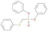 Phosphonic acid, [(phenylthio)methyl]-, diphenyl ester (9CI)