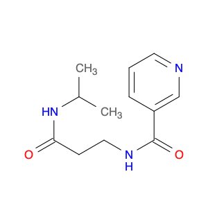 3-Pyridinecarboxamide, N-[3-[(1-methylethyl)amino]-3-oxopropyl]-
