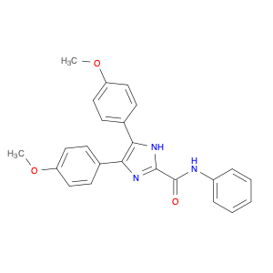 1H-Imidazole-2-carboxamide, 4,5-bis(4-methoxyphenyl)-N-phenyl-