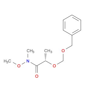 Propanamide, N-methoxy-N-methyl-2-[(phenylmethoxy)methoxy]-, (2S)-