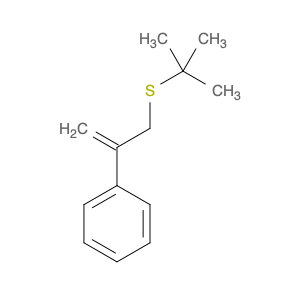 Benzene, [1-[[(1,1-dimethylethyl)thio]methyl]ethenyl]-