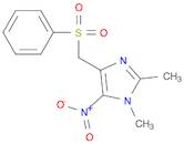 1H-Imidazole, 1,2-dimethyl-5-nitro-4-[(phenylsulfonyl)methyl]-