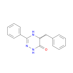 1,2,4-Triazin-6(1H)-one, 2,5-dihydro-3-phenyl-5-(phenylmethylene)-