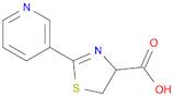 4-Thiazolecarboxylic acid, 4,5-dihydro-2-(3-pyridinyl)-