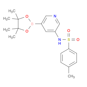 Benzenesulfonamide, 4-methyl-N-[5-(4,4,5,5-tetramethyl-1,3,2-dioxaborolan-2-yl)-3-pyridinyl]-