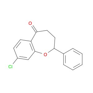 1-Benzoxepin-5(2H)-one, 8-chloro-3,4-dihydro-2-phenyl-