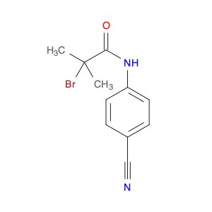Propanamide, 2-bromo-N-(4-cyanophenyl)-2-methyl-