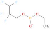 Phosphorous acid, monoethyl mono(2,2,3,3-tetrafluoropropyl) ester