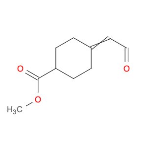 Cyclohexanecarboxylic acid, 4-(2-oxoethylidene)-, methyl ester