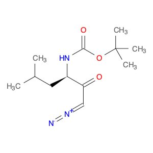 Carbamic acid, [(1R)-1-(diazoacetyl)-3-methylbutyl]-, 1,1-dimethylethyl ester (9CI)