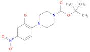 1-Piperazinecarboxylic acid, 4-(2-bromo-4-nitrophenyl)-, 1,1-dimethylethyl ester