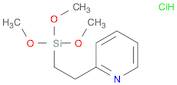 Pyridine, 2-[2-(trimethoxysilyl)ethyl]-, hydrochloride (1:1)