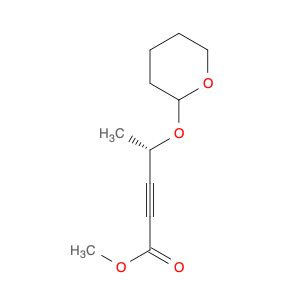 2-Pentynoic acid, 4-[(tetrahydro-2H-pyran-2-yl)oxy]-, methyl ester, (4S)- (9CI)