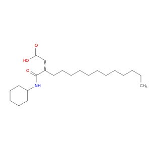 Pentadecenoic acid, 3-[(cyclohexylamino)carbonyl]- (9CI)