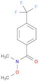 Benzamide, N-methoxy-N-methyl-4-(trifluoromethyl)-