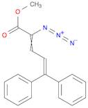 2,4-Pentadienoic acid, 2-azido-5,5-diphenyl-, methyl ester