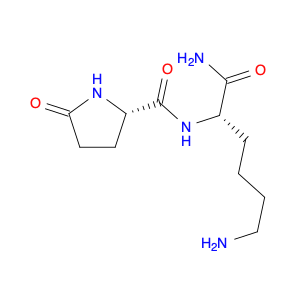 L-Lysinamide, 5-oxo-L-prolyl- (9CI)