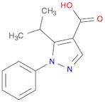 1H-Pyrazole-4-carboxylic acid, 5-(1-methylethyl)-1-phenyl-