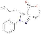 1H-Pyrazole-4-carboxylic acid, 1-phenyl-5-propyl-, ethyl ester