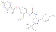 Urea, N-[4-[(3,4-dihydro-3-oxopyrido[2,3-b]pyrazin-8-yl)oxy]-2-(methylthio)phenyl]-N'-[3-(1,1-dime…