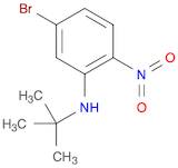 Benzenamine, 5-bromo-N-(1,1-dimethylethyl)-2-nitro-