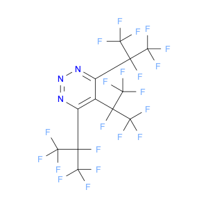1,2,3-Triazine, 4,5,6-tris[1,2,2,2-tetrafluoro-1-(trifluoromethyl)ethyl]-