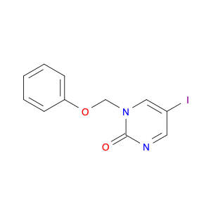 2(1H)-Pyrimidinone, 5-iodo-1-(phenoxymethyl)-