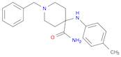 4-Piperidinecarboxamide, 4-[(4-methylphenyl)amino]-1-(phenylmethyl)-