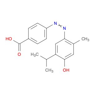 Benzoic acid, 4-[2-[4-hydroxy-2-methyl-5-(1-methylethyl)phenyl]diazenyl]-