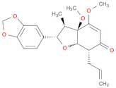 6(2H)-Benzofuranone, 2-(1,3-benzodioxol-5-yl)-3,3a,7,7a-tetrahydro-3a,4-dimethoxy-3-methyl-7-(2-pr…