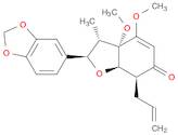 6(2H)-Benzofuranone, 2-(1,3-benzodioxol-5-yl)-3,3a,7,7a-tetrahydro-3a,4-dimethoxy-3-methyl-7-(2-pr…