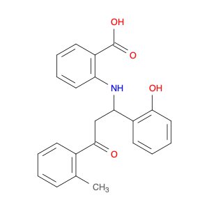 Benzoic acid, [[1-(hydroxyphenyl)-3-(methylphenyl)-3-oxopropyl]amino]- (9CI)
