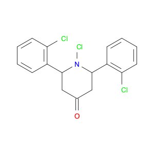 4-Piperidinone, 1-chloro-2,6-bis(2-chlorophenyl)-