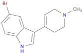 1H-Indole, 5-bromo-3-(1,2,3,6-tetrahydro-1-methyl-4-pyridinyl)-