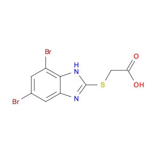 Acetic acid, 2-[(5,7-dibromo-1H-benzimidazol-2-yl)thio]-